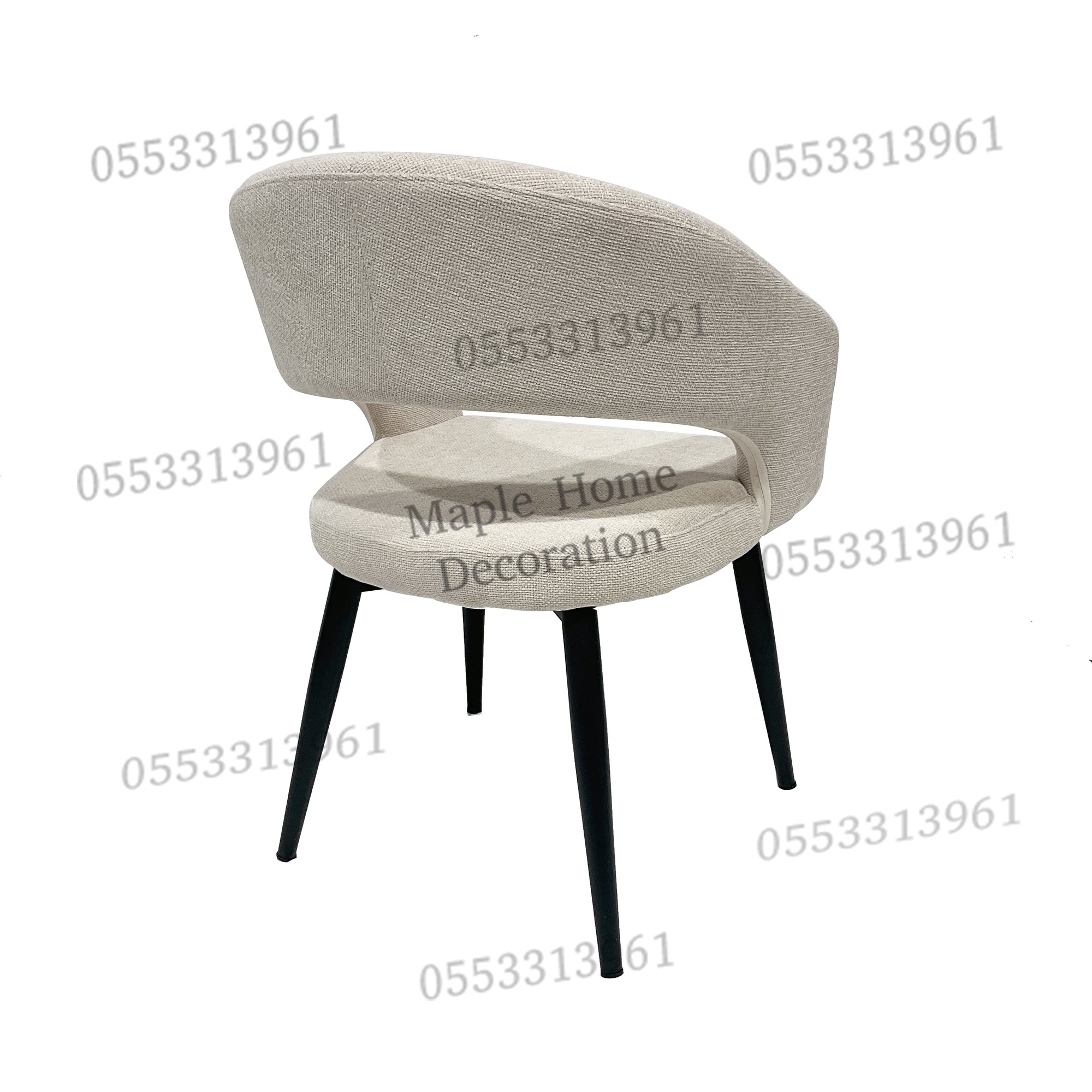 Dining Chairs Velvet Cushion Seat Chair Stainless Steel Golden Legs Dining Room Chair