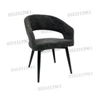 Dining Chairs Velvet Cushion Seat Chair Stainless Steel Golden Legs Dining Room Chair