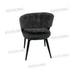 Dining Chairs Velvet Cushion Seat Chair Stainless Steel Golden Legs Dining Room Chair
