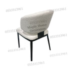 Dining Chairs Velvet Cushion Seat Chair Stainless Steel Golden Legs Dining Room Chair