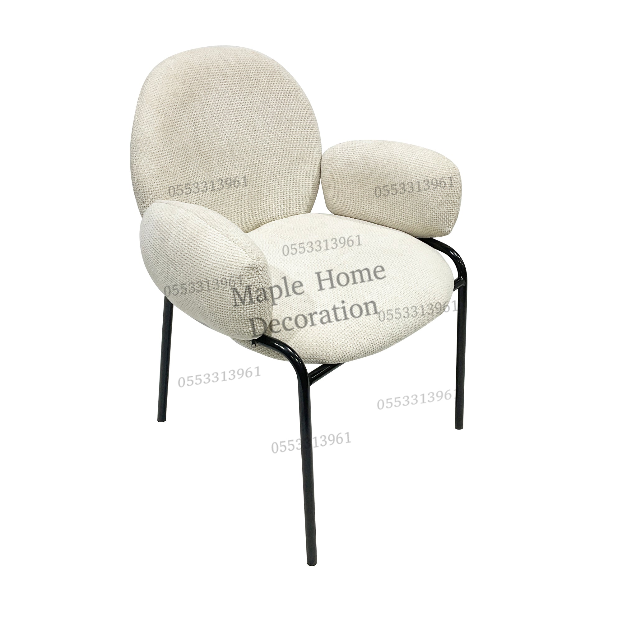 Dining Chairs Velvet Cushion Seat Chair Stainless Steel Golden Legs Dining Room Chair