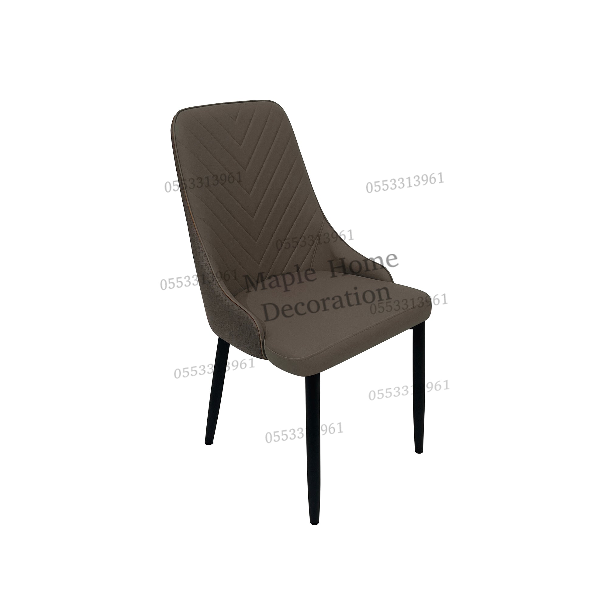 Dining Chairs Velvet Cushion Seat Chair Stainless Steel Golden Legs Dining Room Chair