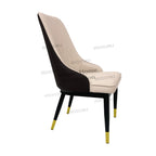Dining Chairs Velvet Cushion Seat Chair Stainless Steel Golden Legs Dining Room Chair