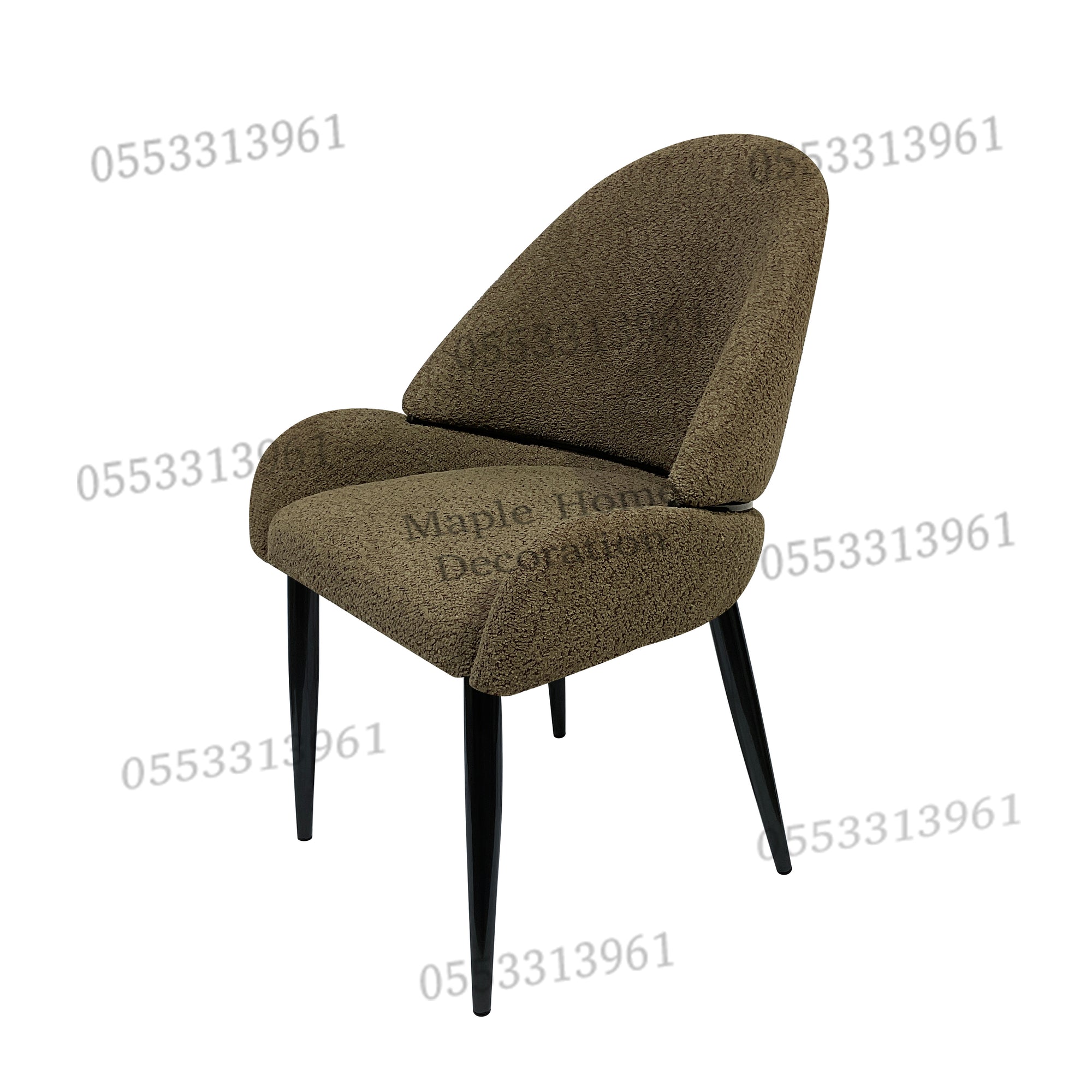 Dining Chairs Velvet Cushion Seat Chair Stainless Steel Golden Legs Dining Room Chair
