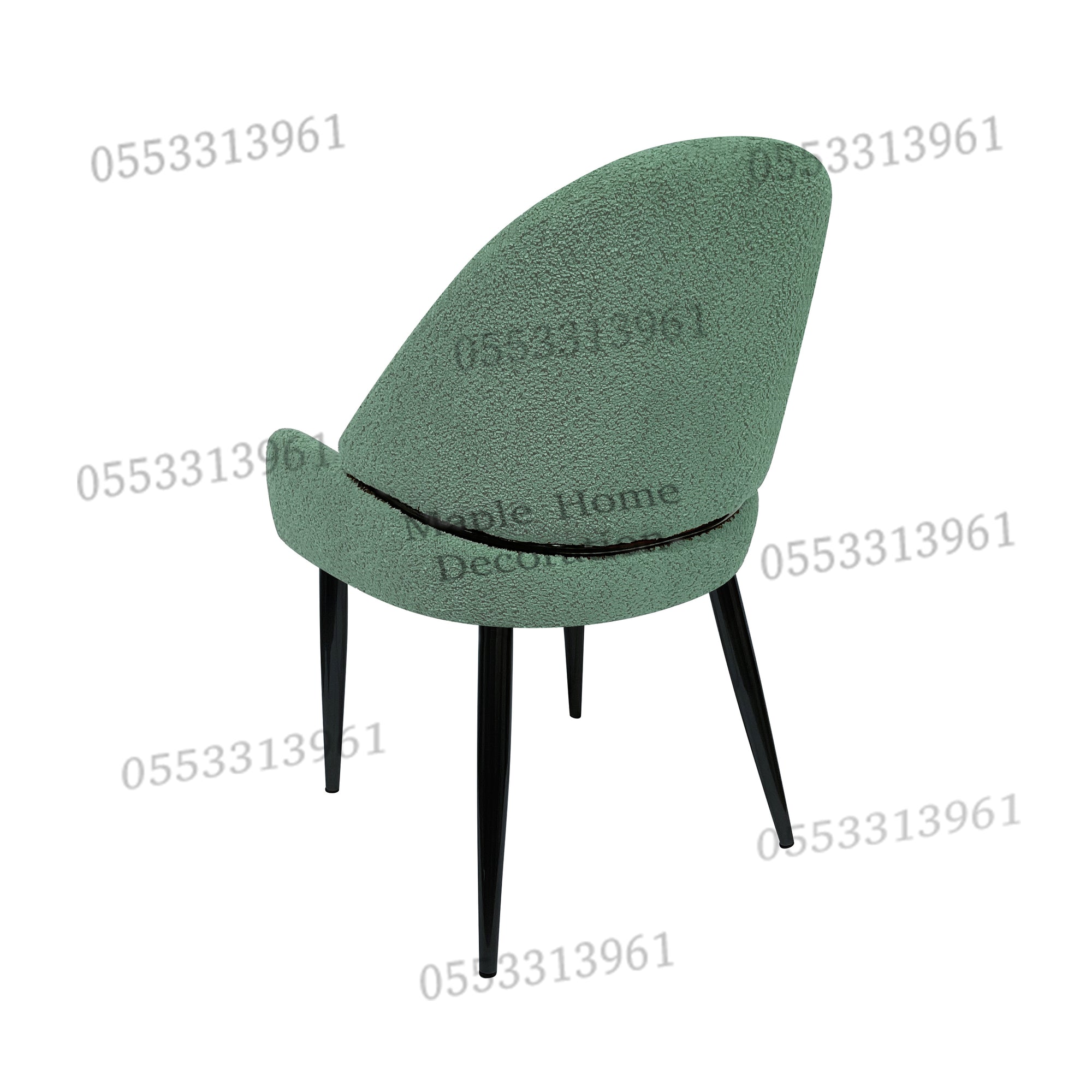 Dining Chairs Velvet Cushion Seat Chair Stainless Steel Golden Legs Dining Room Chair