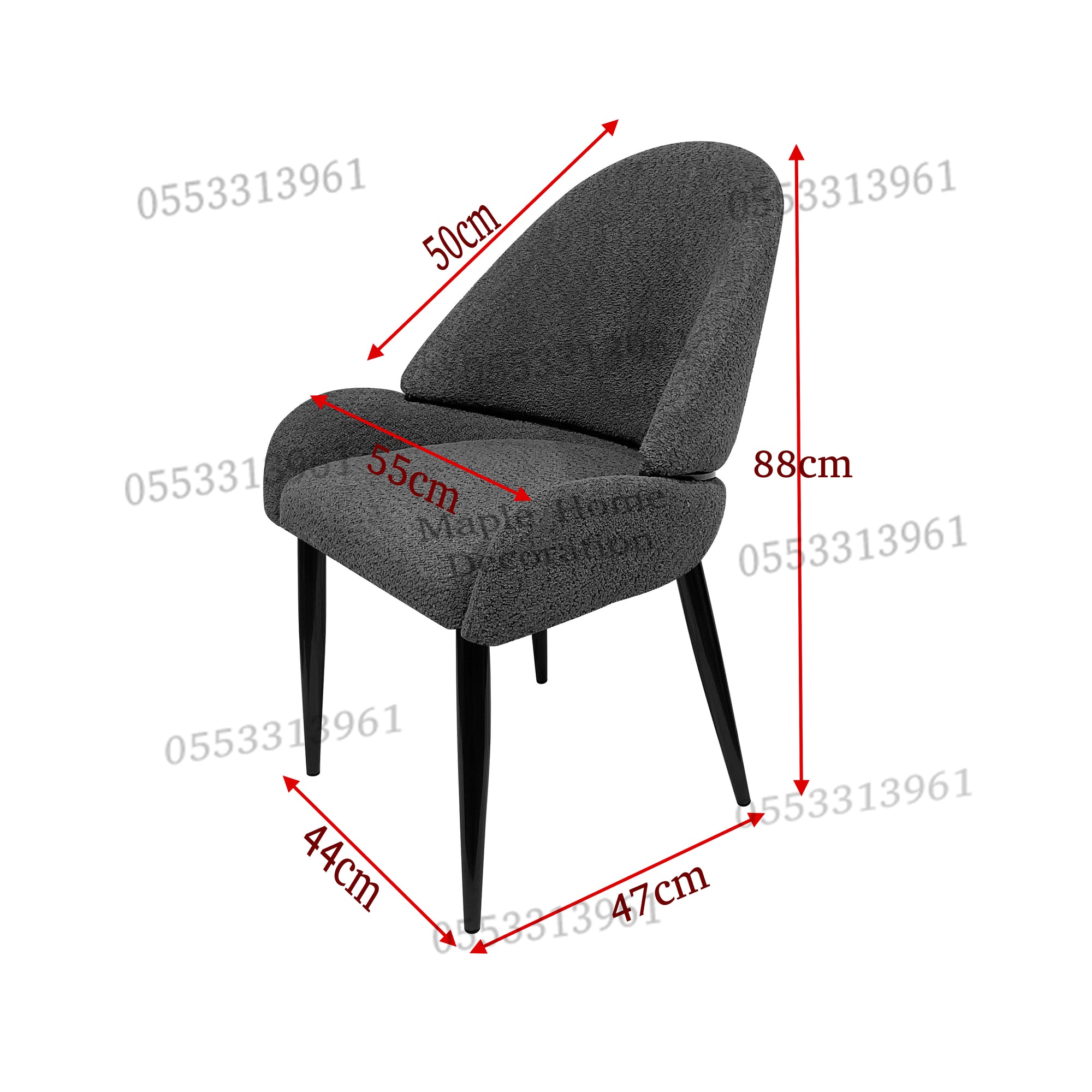 Dining Chairs Velvet Cushion Seat Chair Stainless Steel Golden Legs Dining Room Chair