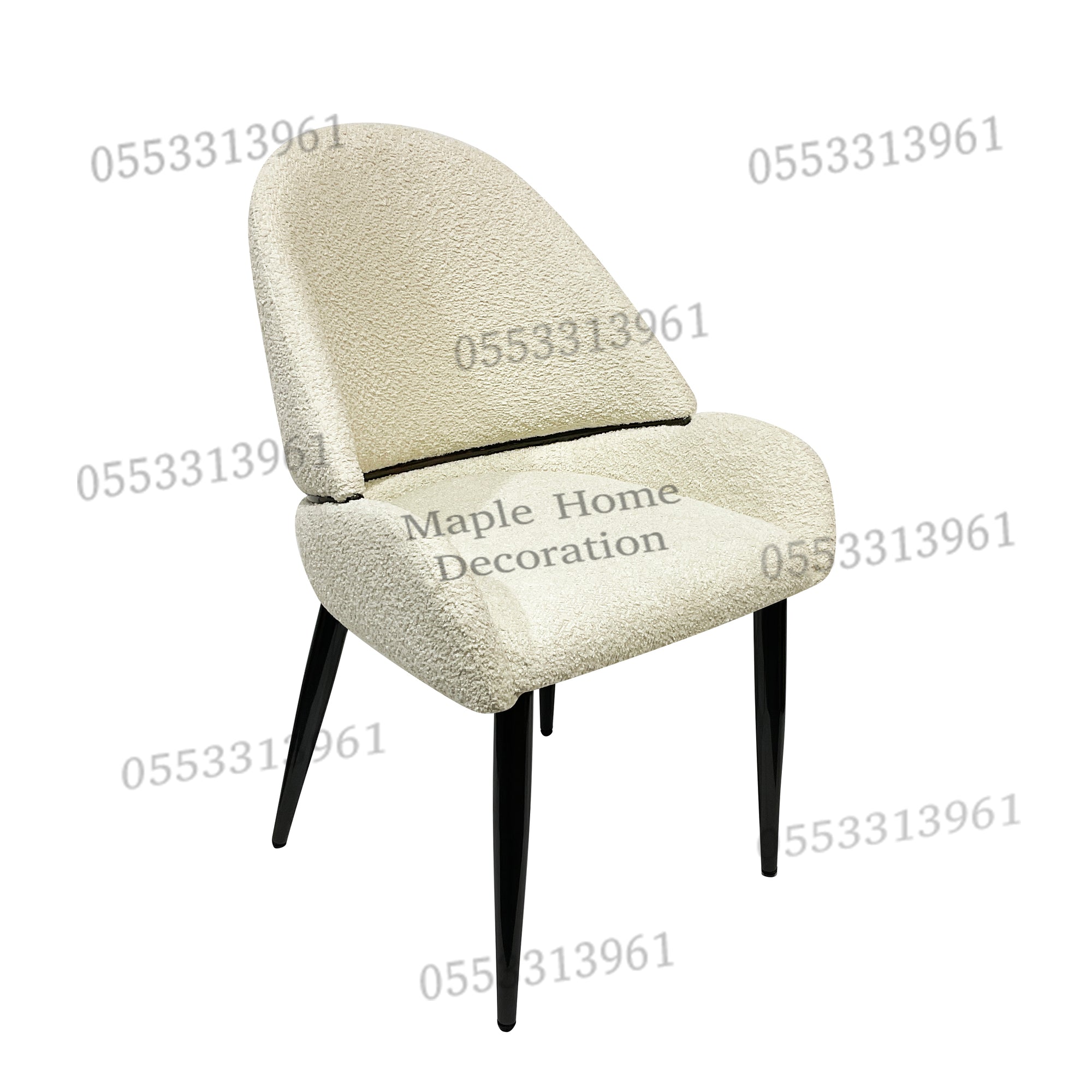 Dining Chairs Velvet Cushion Seat Chair Stainless Steel Golden Legs Dining Room Chair