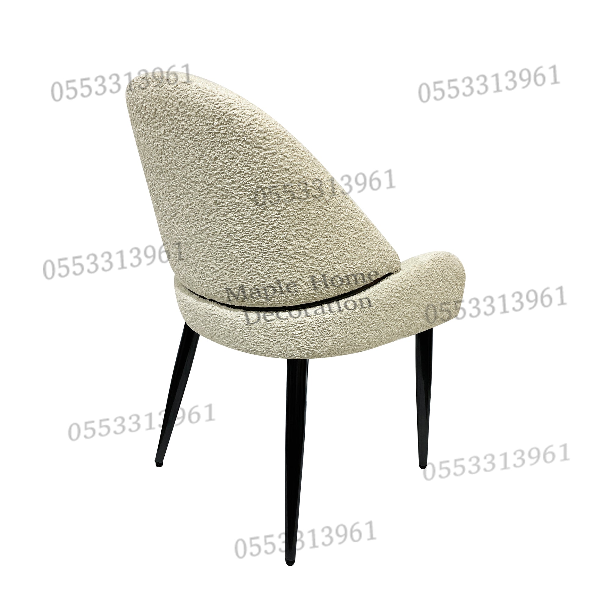 Dining Chairs Velvet Cushion Seat Chair Stainless Steel Golden Legs Dining Room Chair