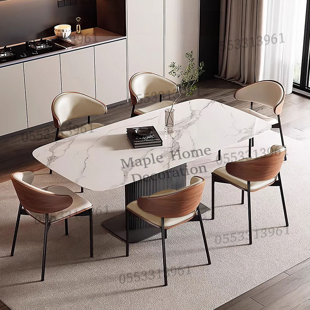Dining Chairs Velvet Cushion Seat Chair Stainless Steel Golden Legs Dining Room Chair