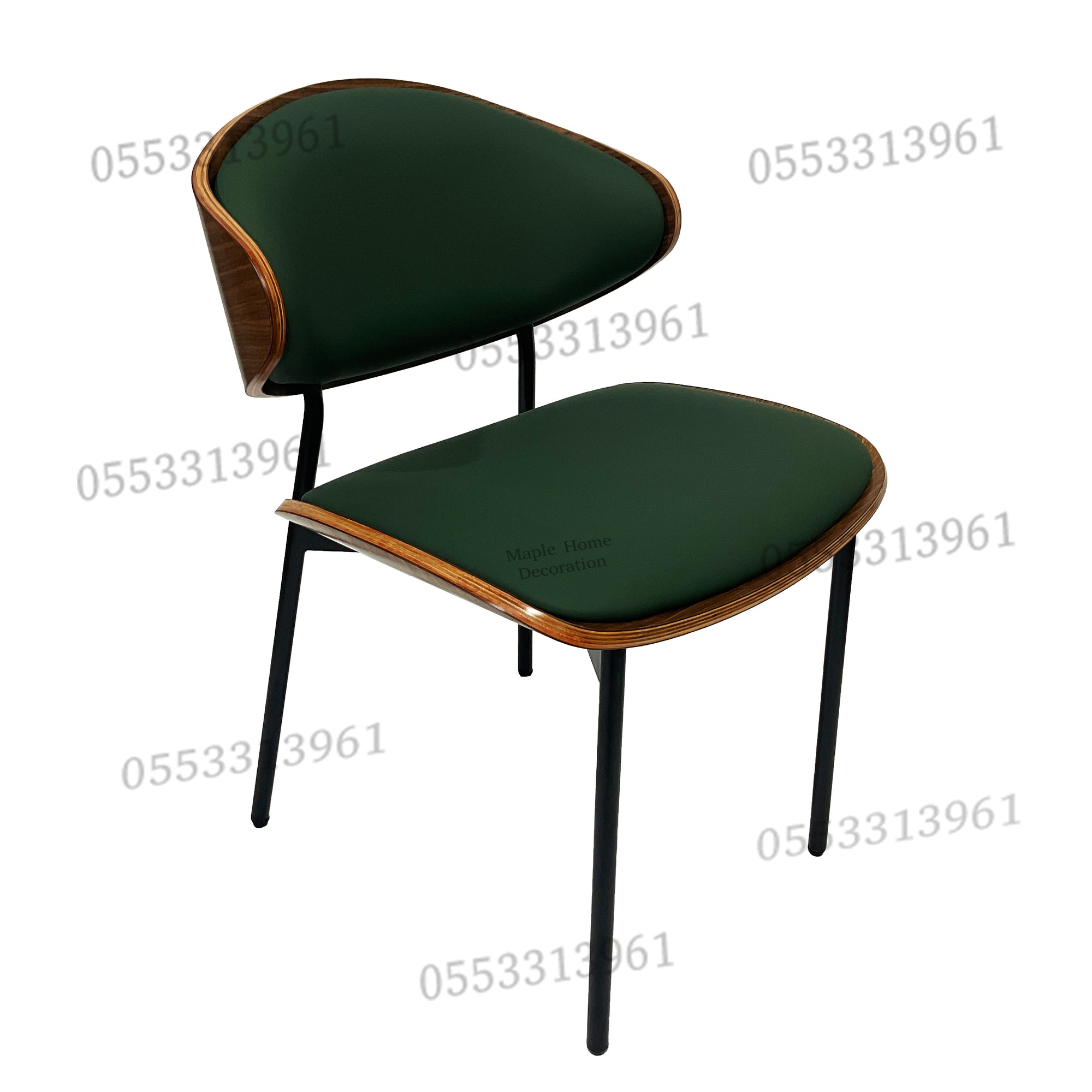 Dining Chairs Velvet Cushion Seat Chair Stainless Steel Golden Legs Dining Room Chair