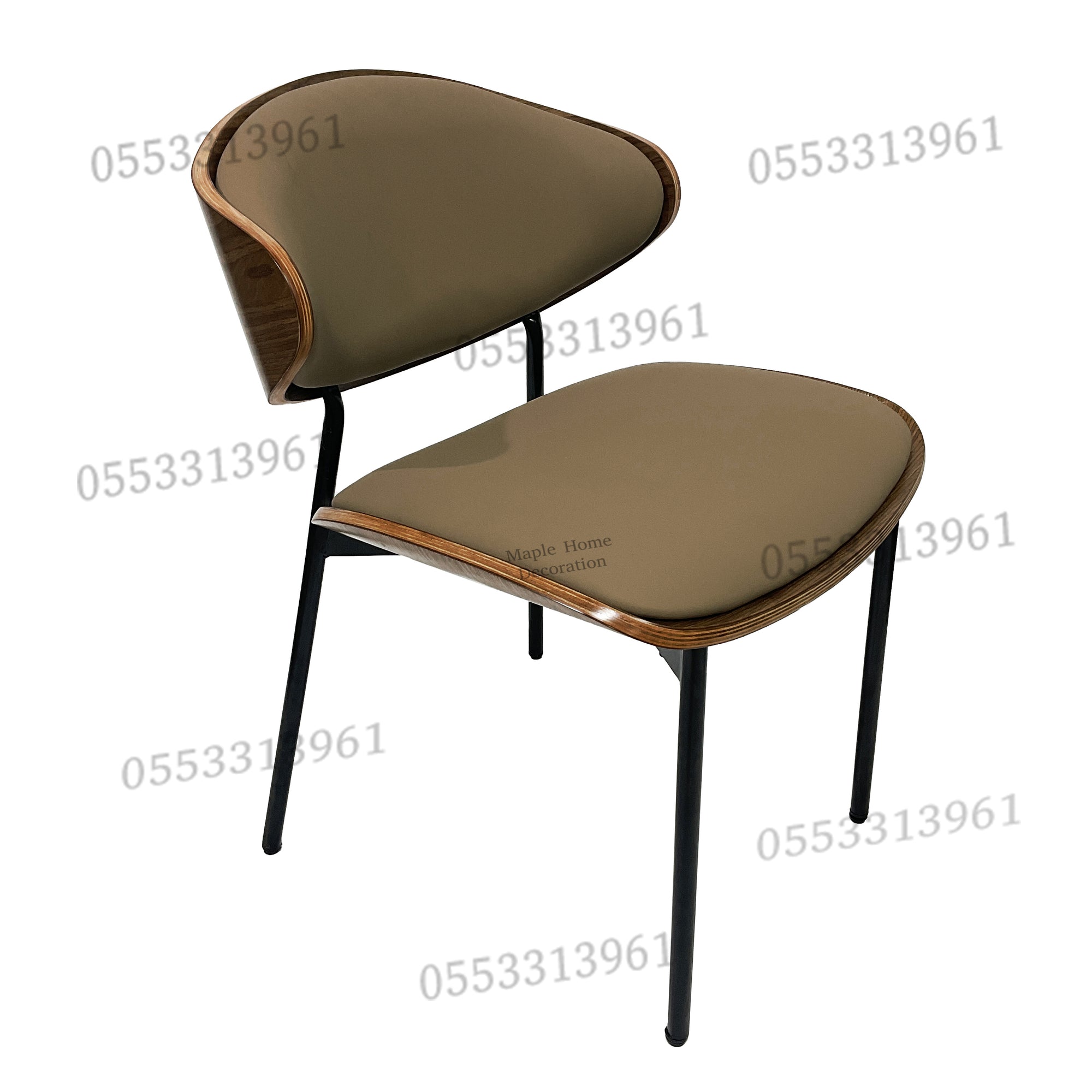 Dining Chairs Velvet Cushion Seat Chair Stainless Steel Golden Legs Dining Room Chair
