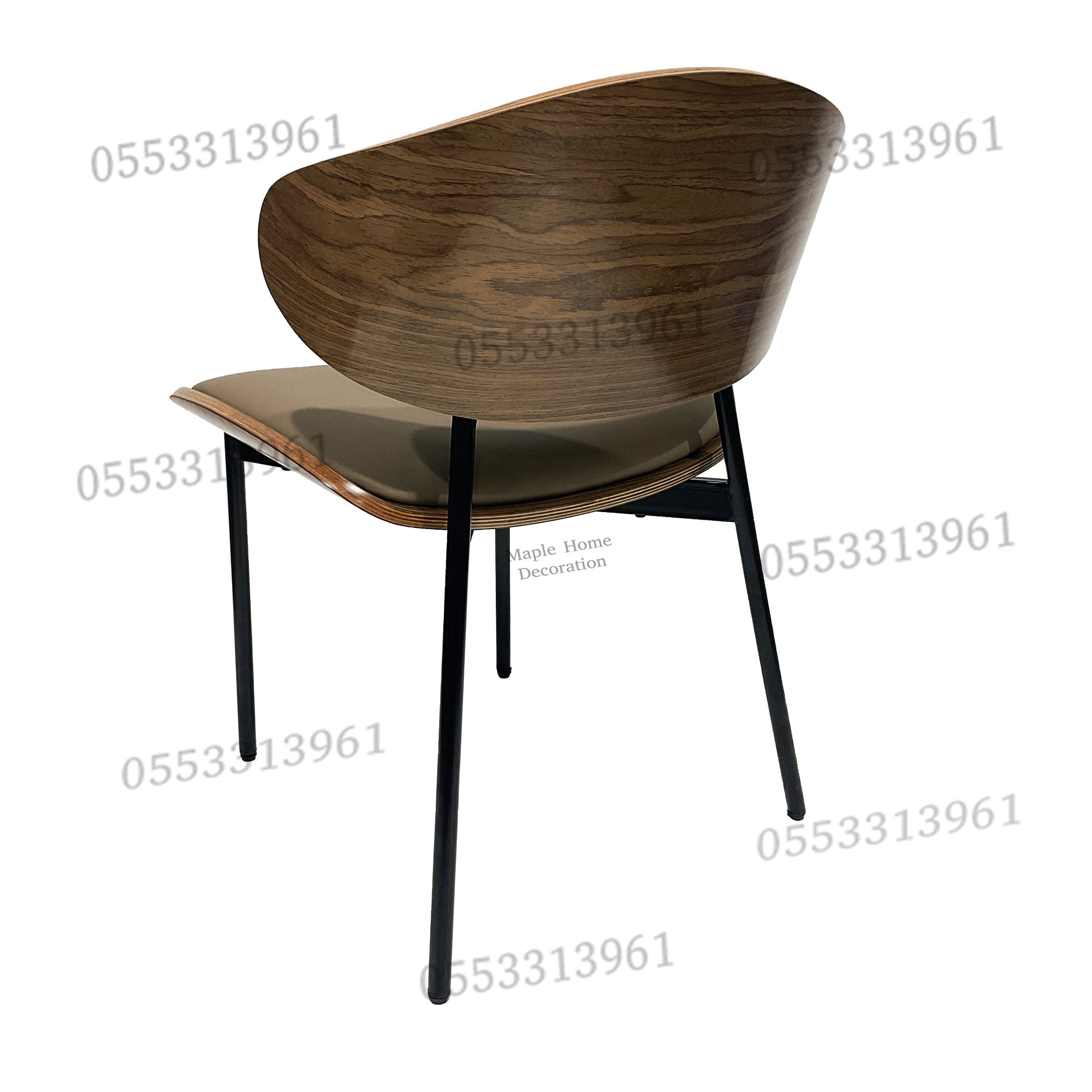 Dining Chairs Velvet Cushion Seat Chair Stainless Steel Golden Legs Dining Room Chair