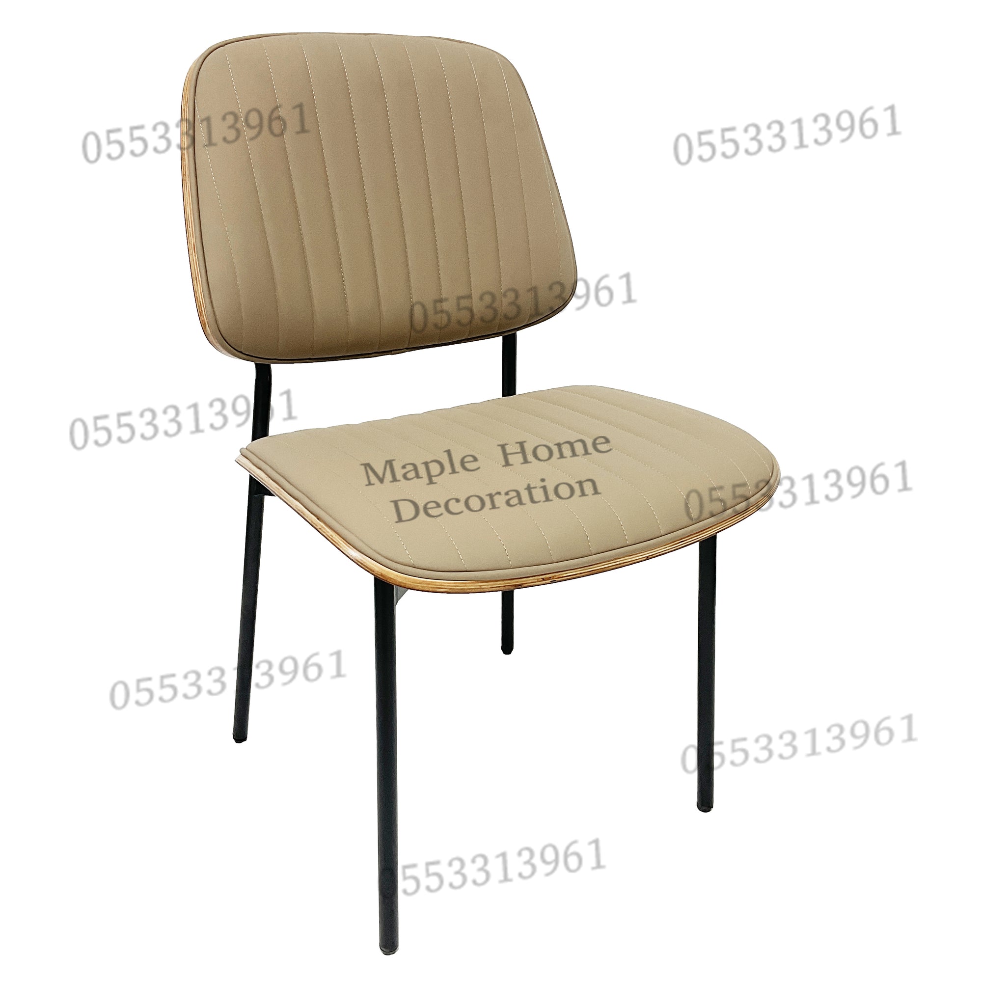 Dining Chairs Velvet Cushion Seat Chair Stainless Steel Golden Legs Dining Room Chair