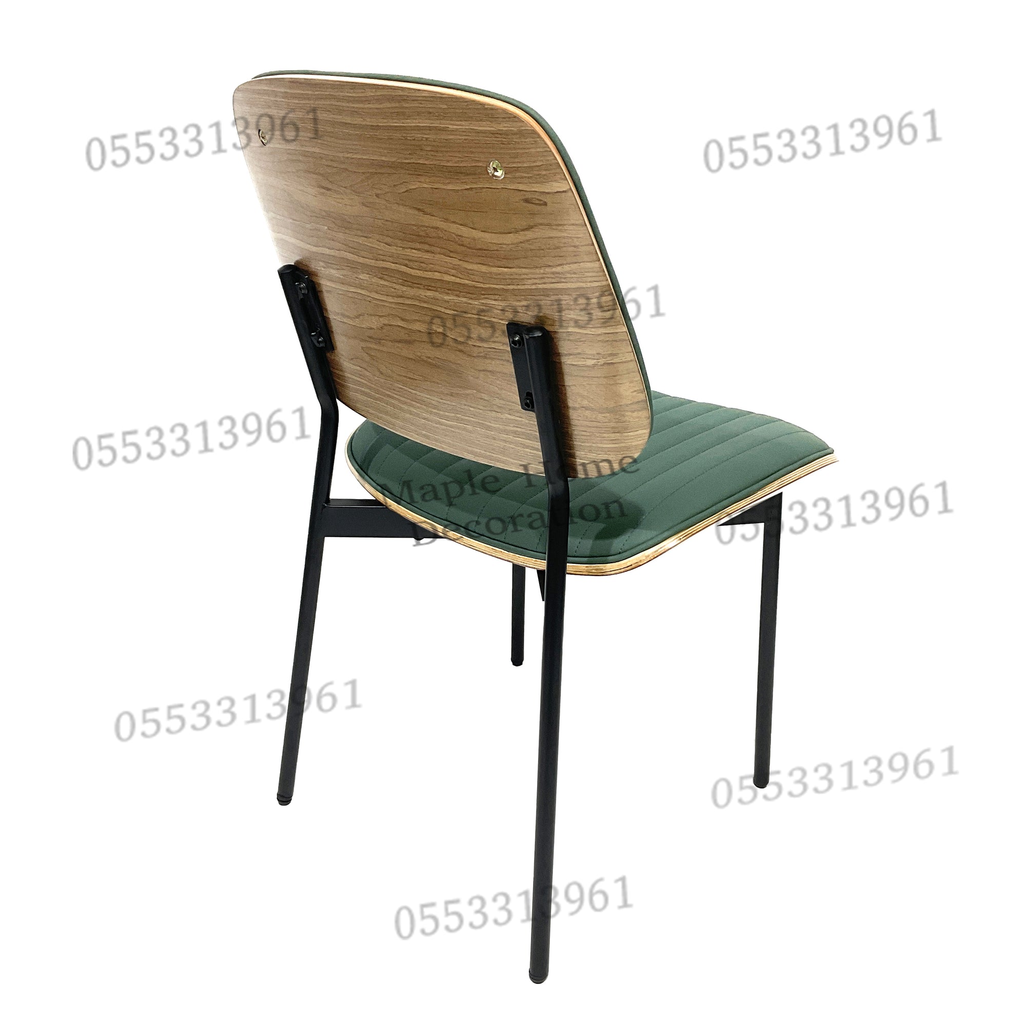 Dining Chairs Velvet Cushion Seat Chair Stainless Steel Golden Legs Dining Room Chair