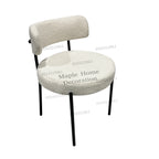 Dining Chairs Velvet Cushion Seat Chair Stainless Steel Golden Legs Dining Room Chair