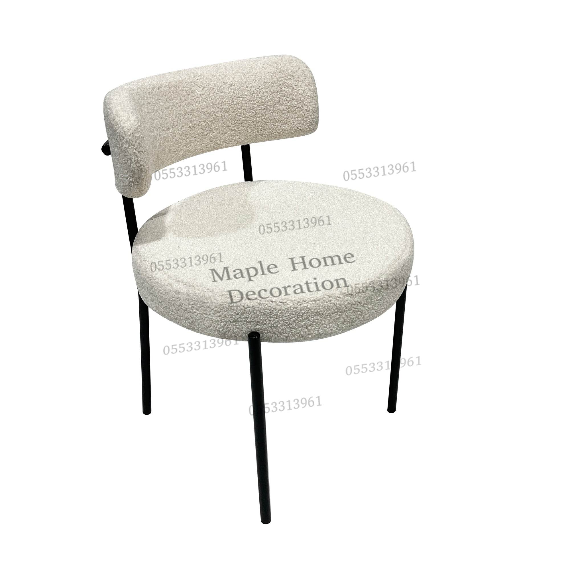 Dining Chairs Velvet Cushion Seat Chair Stainless Steel Golden Legs Dining Room Chair