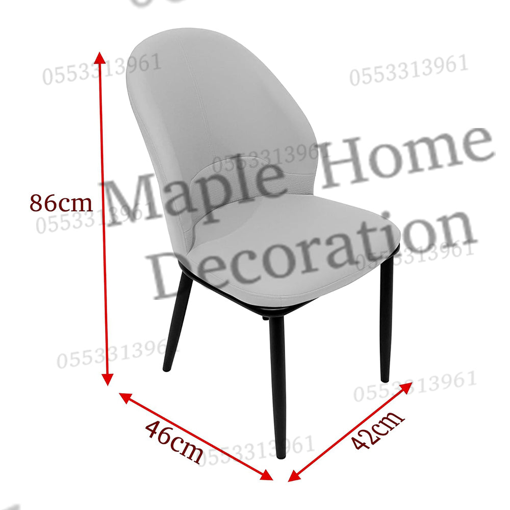 Dining Chairs Velvet Cushion Seat Chair Stainless Steel Golden Legs Dining Room Chair