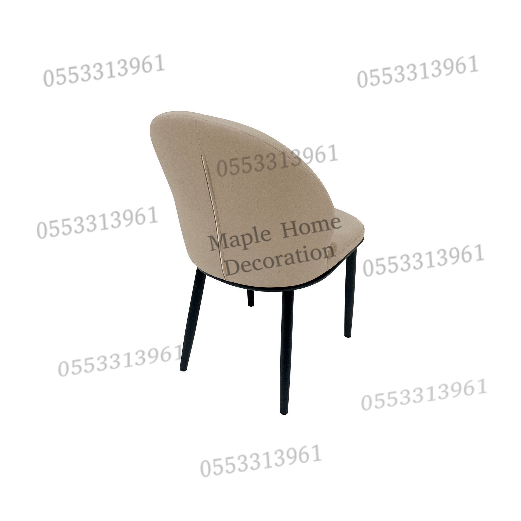 Dining Chairs Velvet Cushion Seat Chair Stainless Steel Golden Legs Dining Room Chair