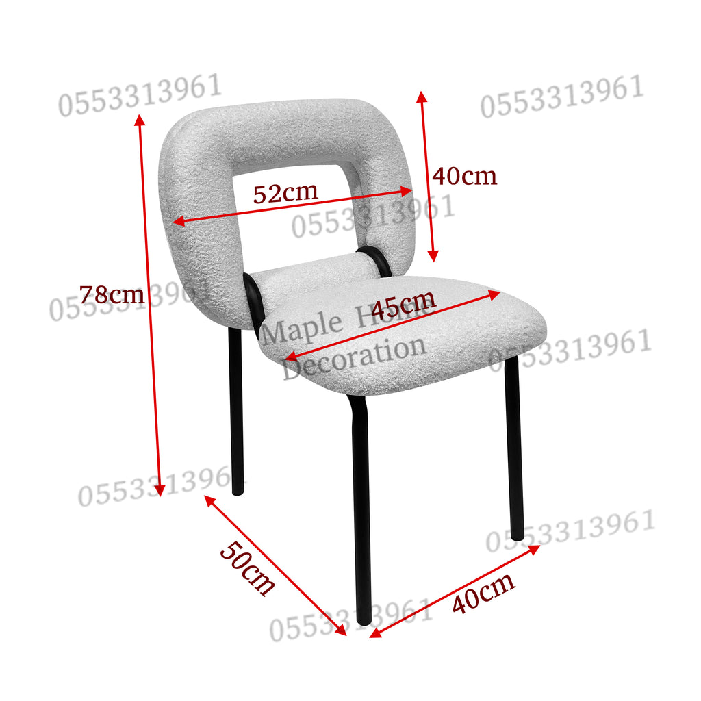 Dining Chairs Velvet Cushion Seat Chair Stainless Steel Golden Legs Dining Room Chair