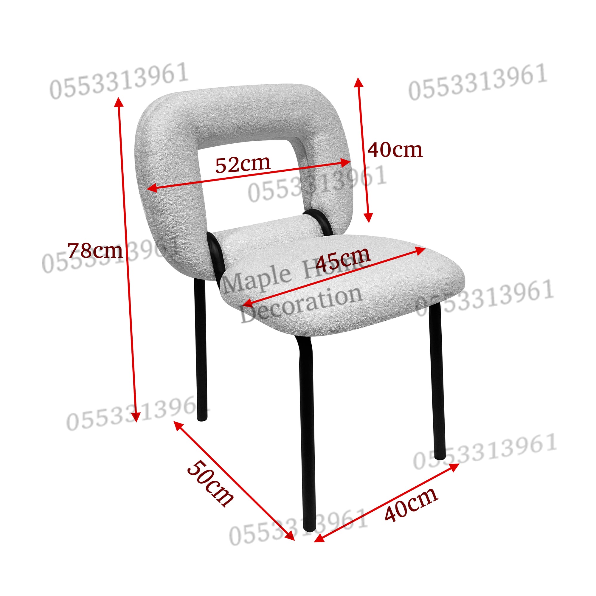 Dining Chairs Velvet Cushion Seat Chair Stainless Steel Golden Legs Dining Room Chair