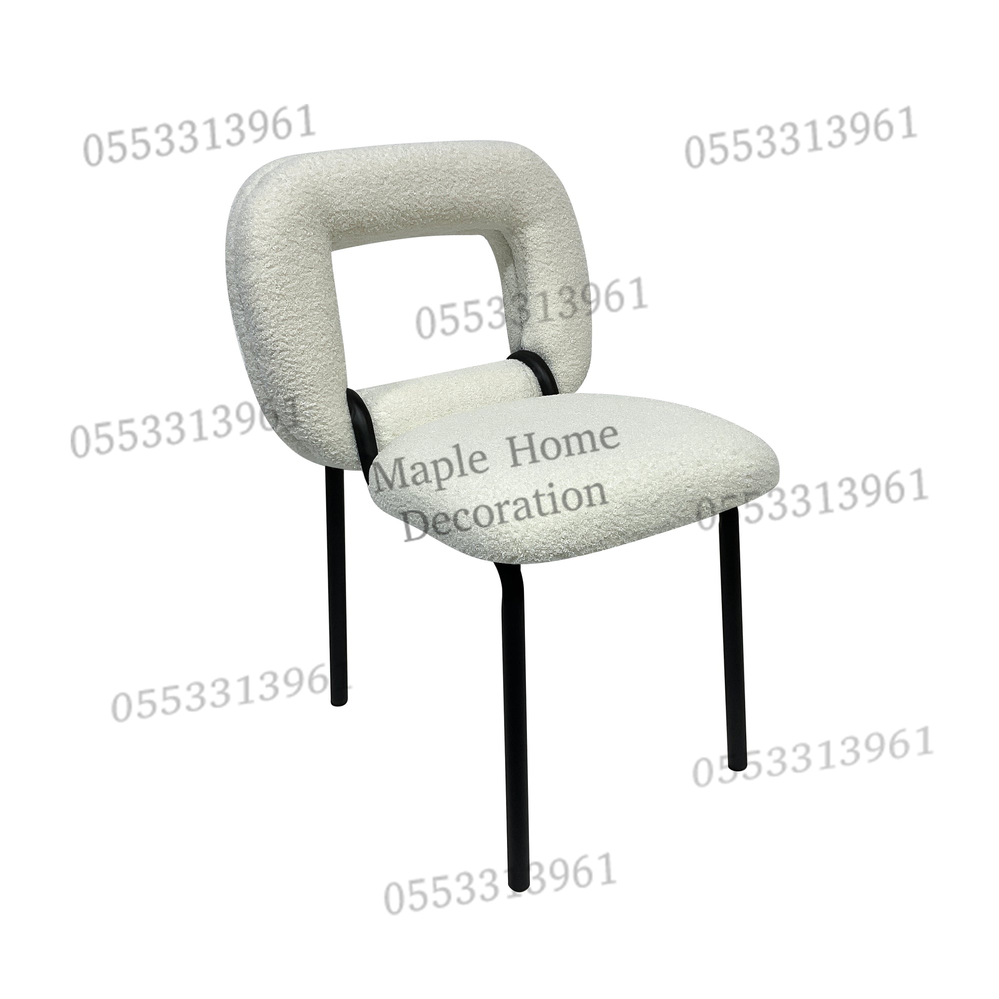 Dining Chairs Velvet Cushion Seat Chair Stainless Steel Golden Legs Dining Room Chair