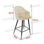High Bar Stool 75cm Legs Stable Stylish Seating