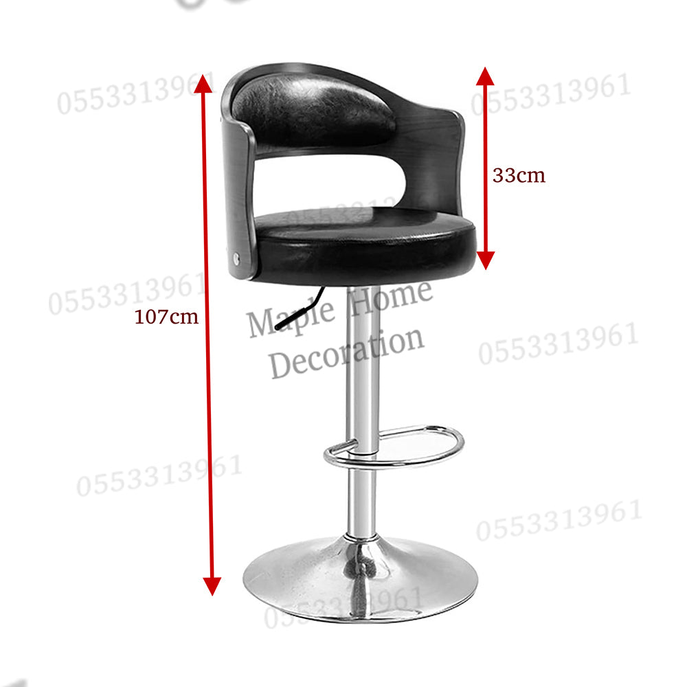 Adjustable Height Swivel Bar Stool Rotation, Stylish & Versatile Seating