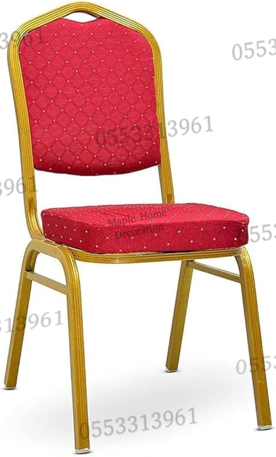 Dining Chairs Velvet Cushion Seat Chair Stainless Steel Golden Legs Dining Room Chair