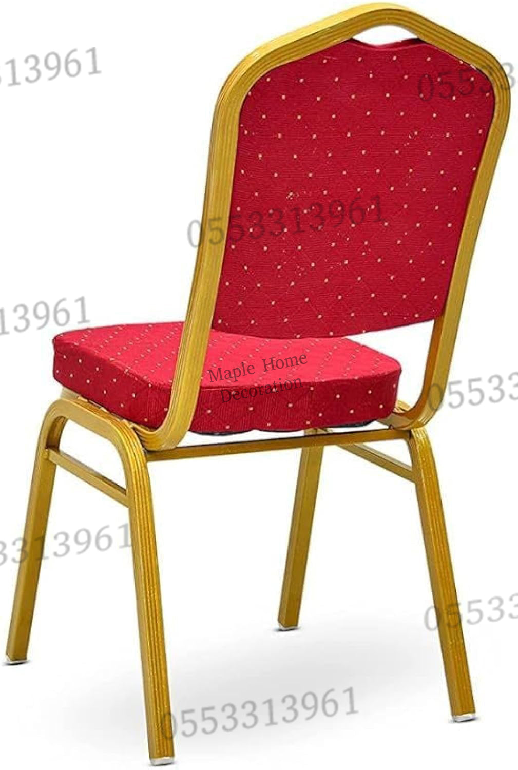Dining Chairs Velvet Cushion Seat Chair Stainless Steel Golden Legs Dining Room Chair