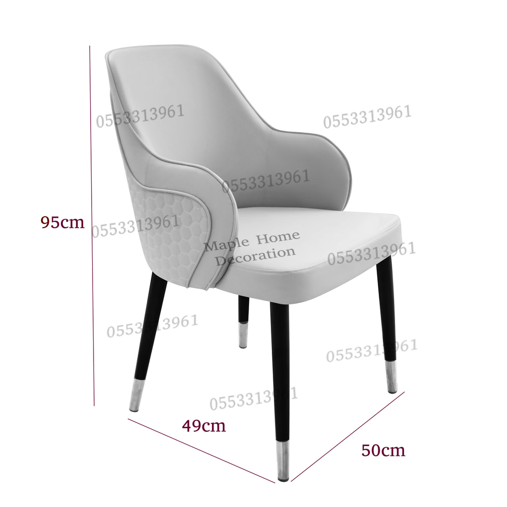 Dining Chairs Velvet Cushion Seat Chair Stainless Steel Golden Legs Dining Room Chair