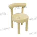 Dining Chairs Velvet Cushion Seat Chair Stainless Steel Golden Legs Dining Room Chair