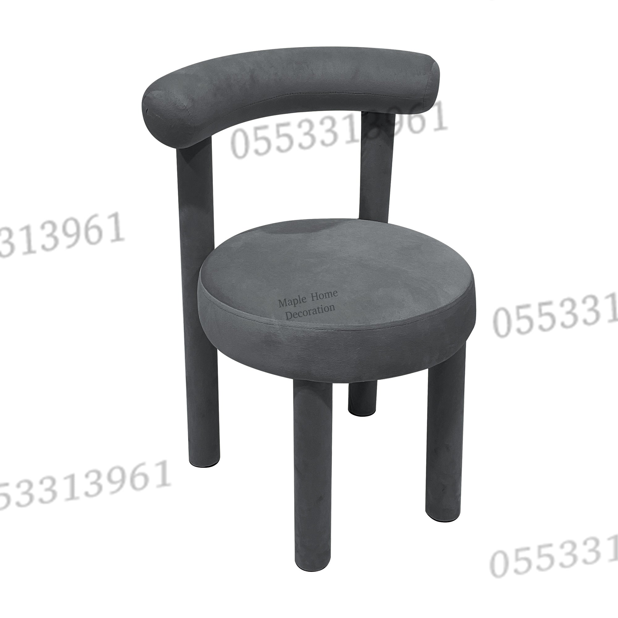 Dining Chairs Velvet Cushion Seat Chair Stainless Steel Golden Legs Dining Room Chair