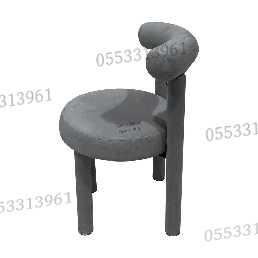 Dining Chairs Velvet Cushion Seat Chair Stainless Steel Golden Legs Dining Room Chair
