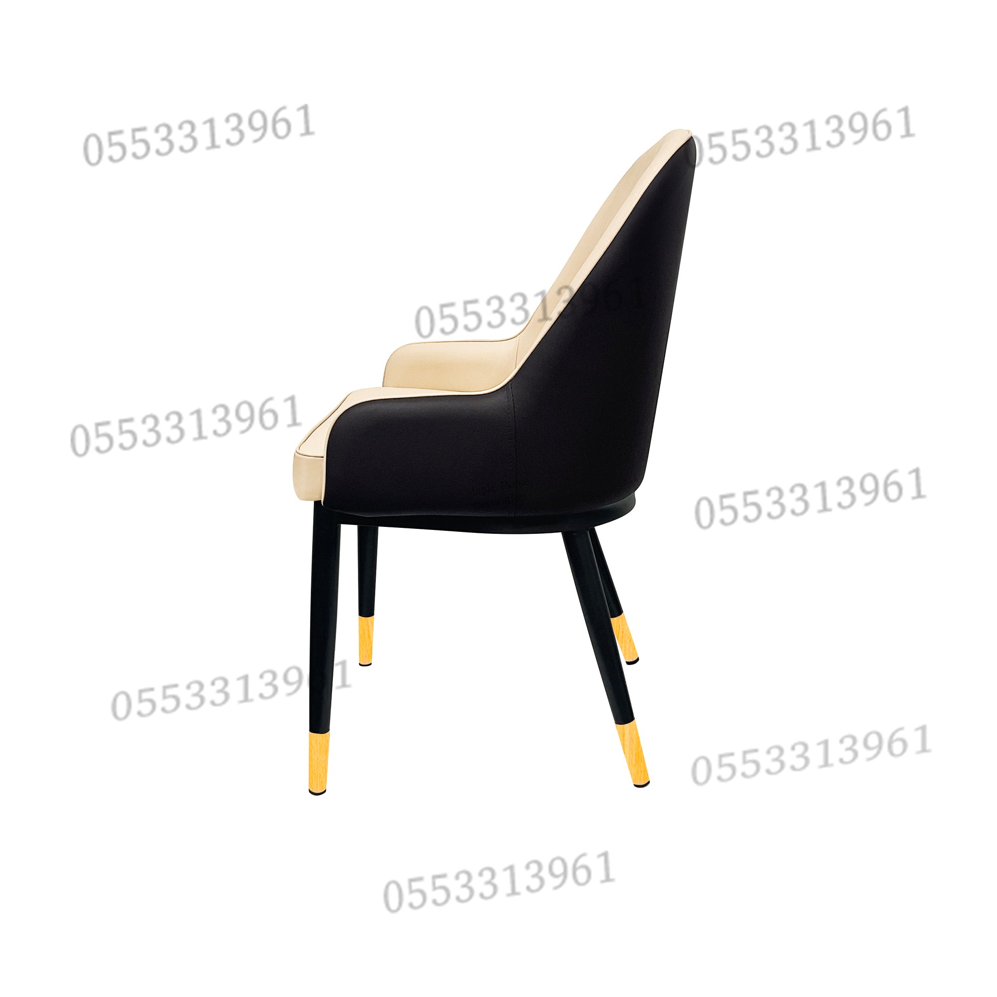 Dining Chairs Velvet Cushion Seat Chair Stainless Steel Golden Legs Dining Room Chair