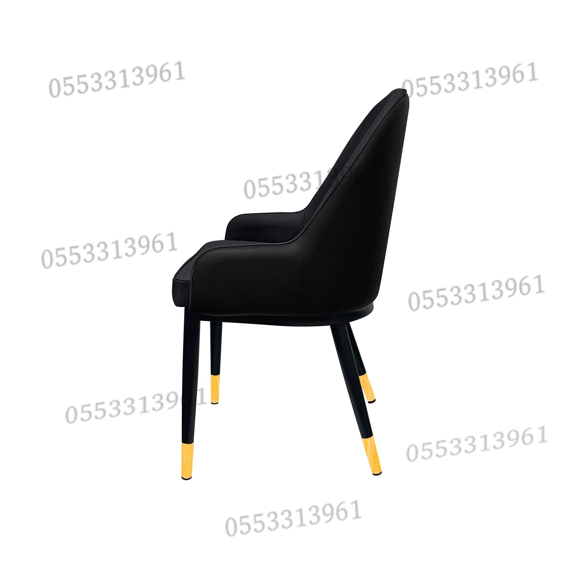 Dining Chairs Velvet Cushion Seat Chair Stainless Steel Golden Legs Dining Room Chair
