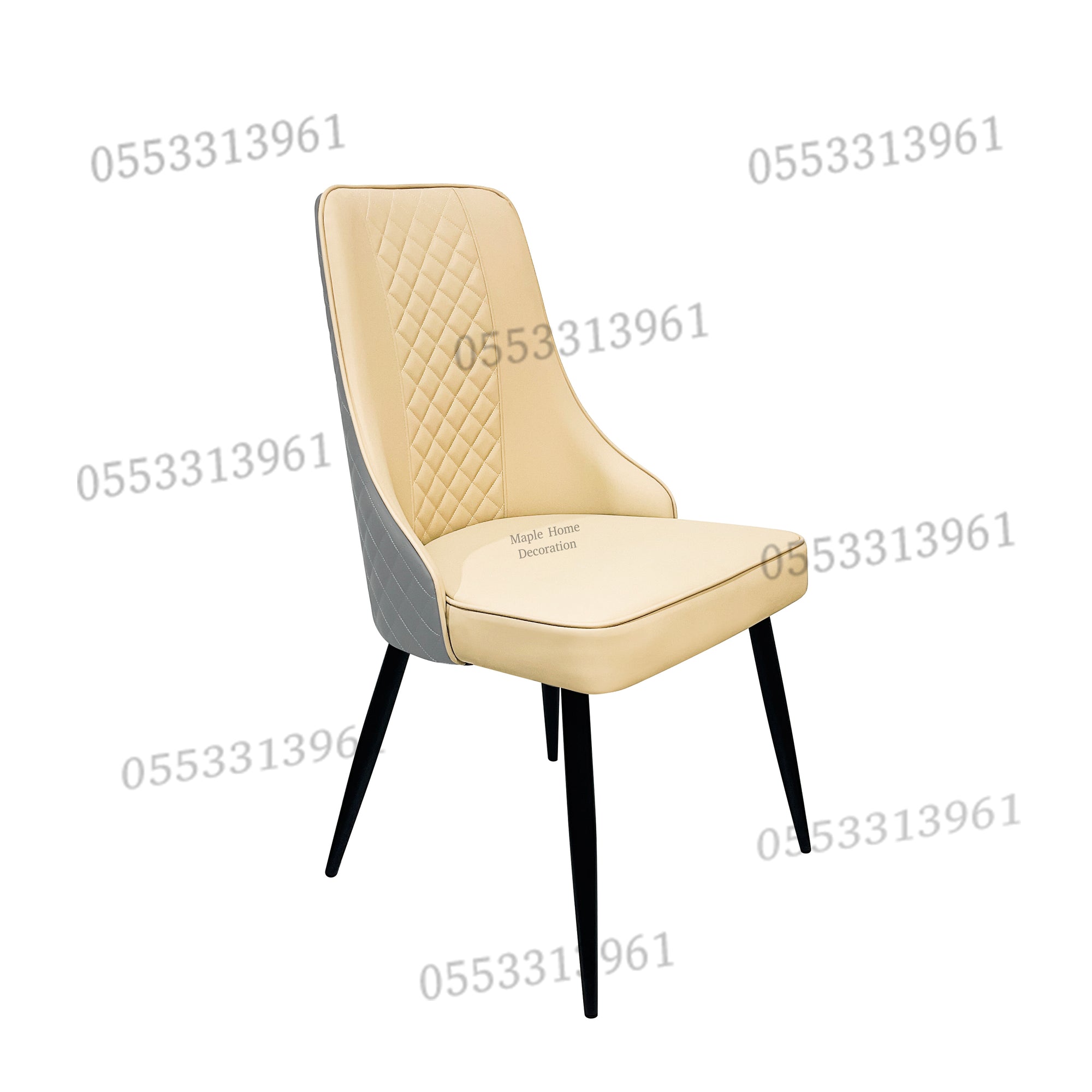 Dining Chairs Velvet Cushion Seat Chair Stainless Steel Golden Legs Dining Room Chair