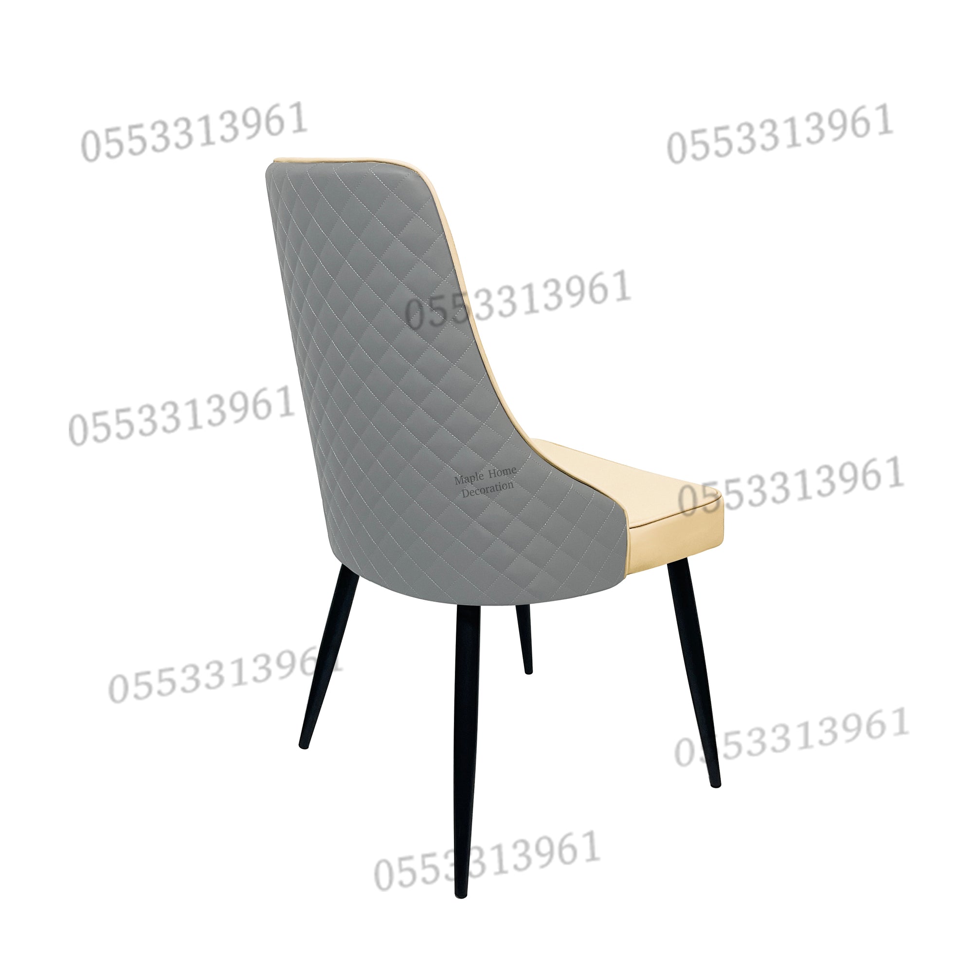Dining Chairs Velvet Cushion Seat Chair Stainless Steel Golden Legs Dining Room Chair