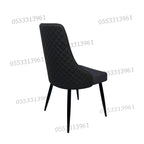 Dining Chairs Velvet Cushion Seat Chair Stainless Steel Golden Legs Dining Room Chair