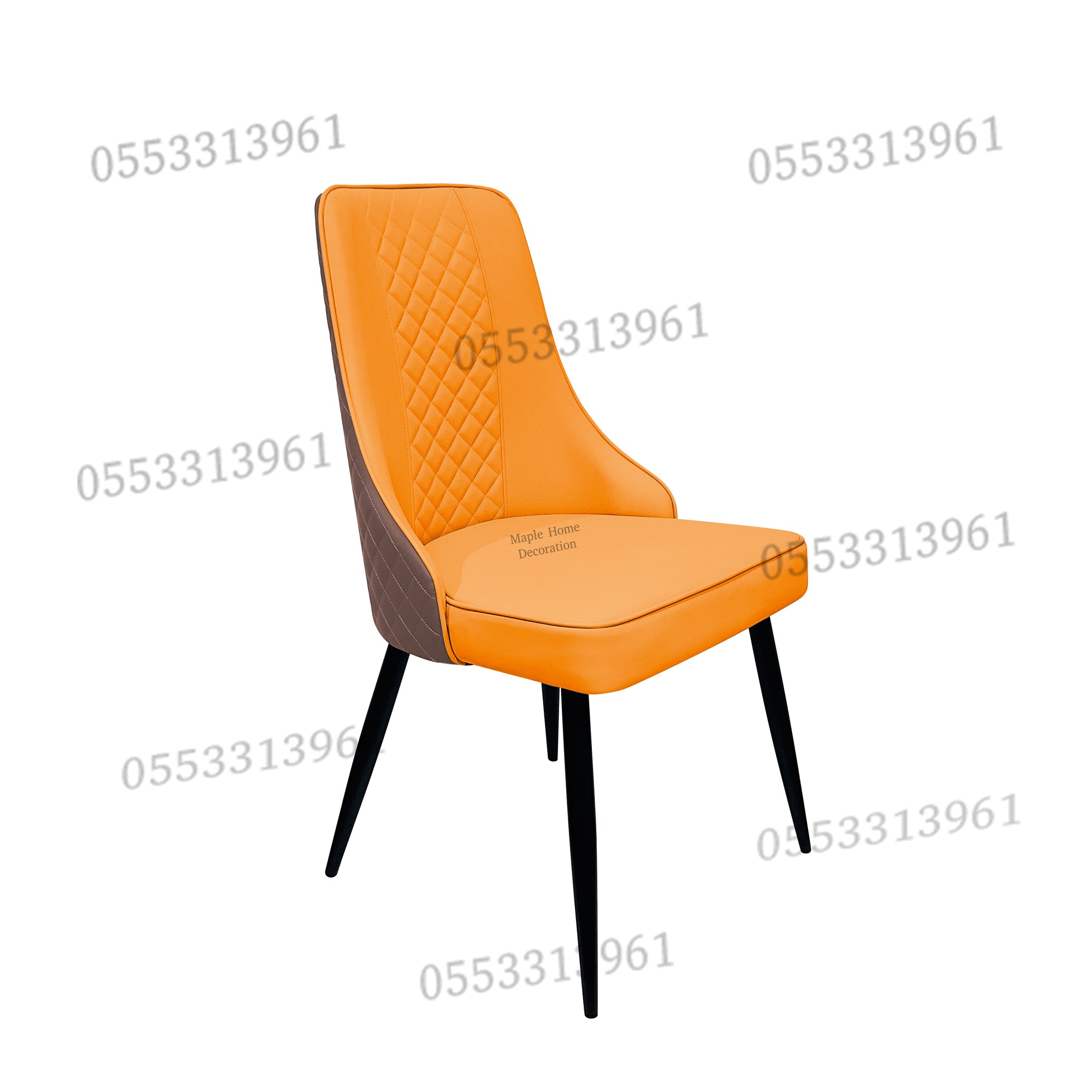 Dining Chairs Velvet Cushion Seat Chair Stainless Steel Golden Legs Dining Room Chair