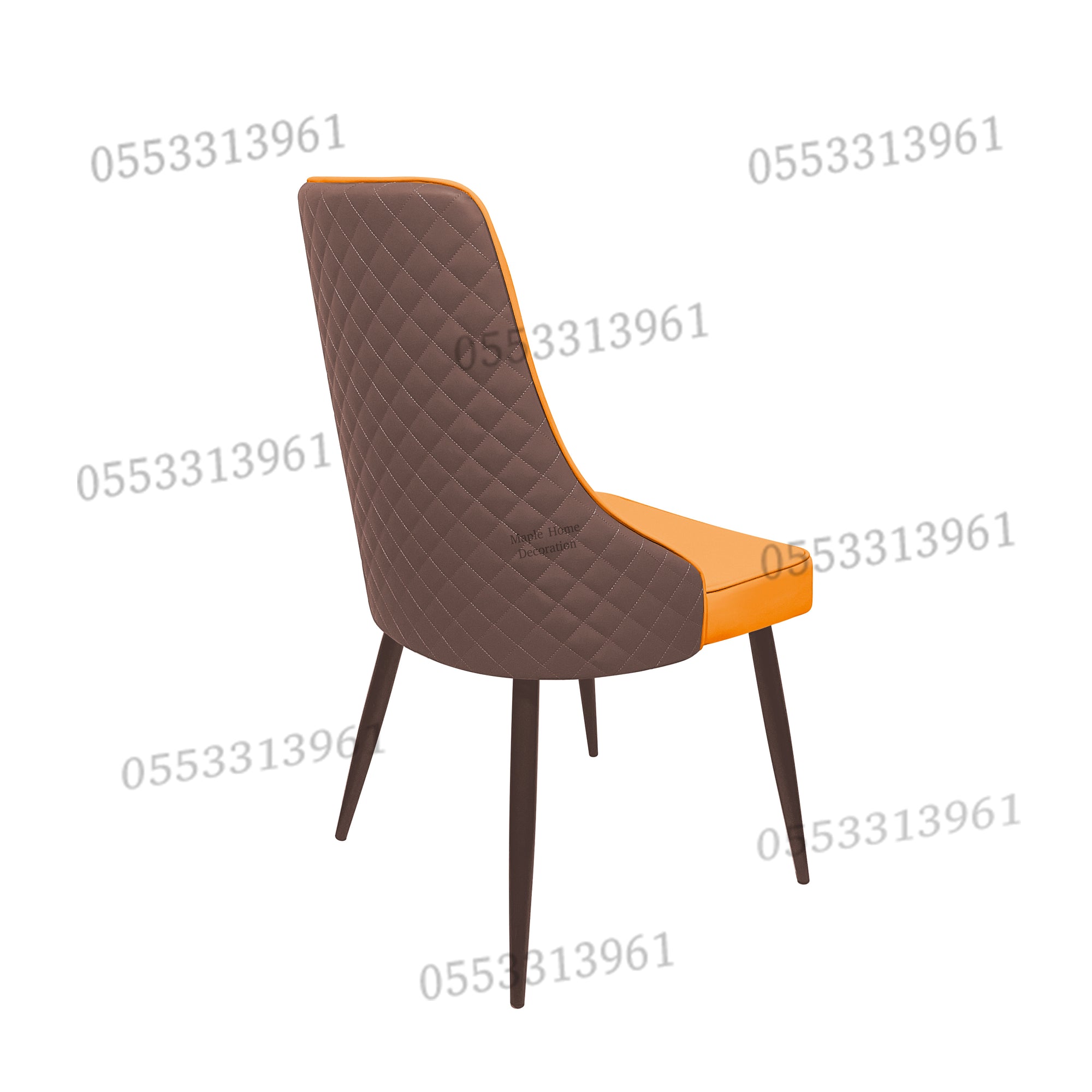Dining Chairs Velvet Cushion Seat Chair Stainless Steel Golden Legs Dining Room Chair