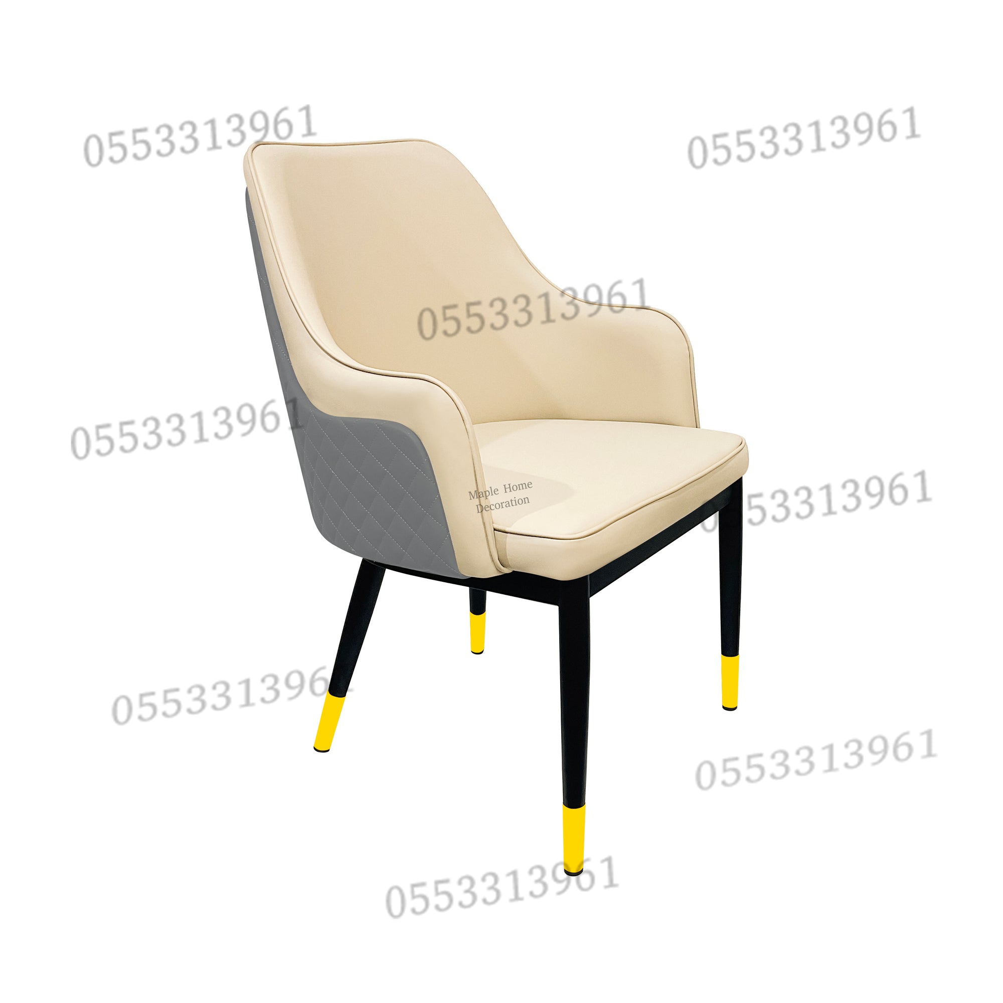 Dining Chairs Velvet Cushion Seat Chair Stainless Steel Golden Legs Dining Room Chair