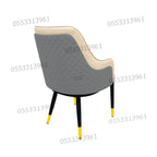 Dining Chairs Velvet Cushion Seat Chair Stainless Steel Golden Legs Dining Room Chair
