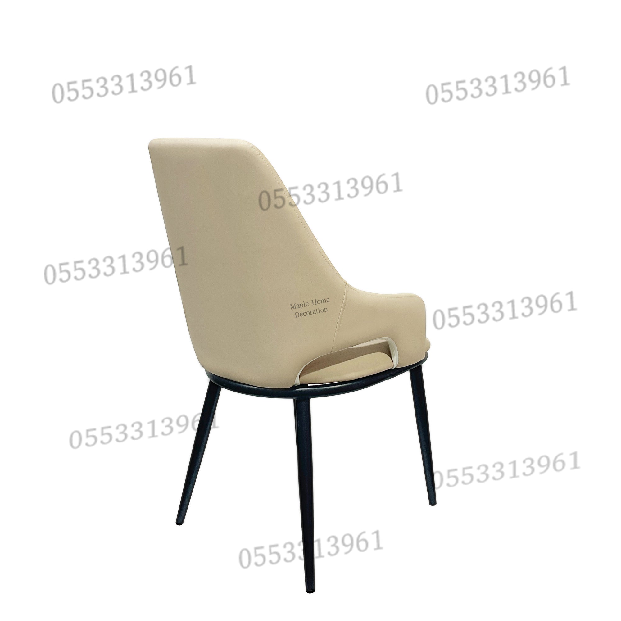 Dining Chairs Velvet Cushion Seat Chair Stainless Steel Golden Legs Dining Room Chair