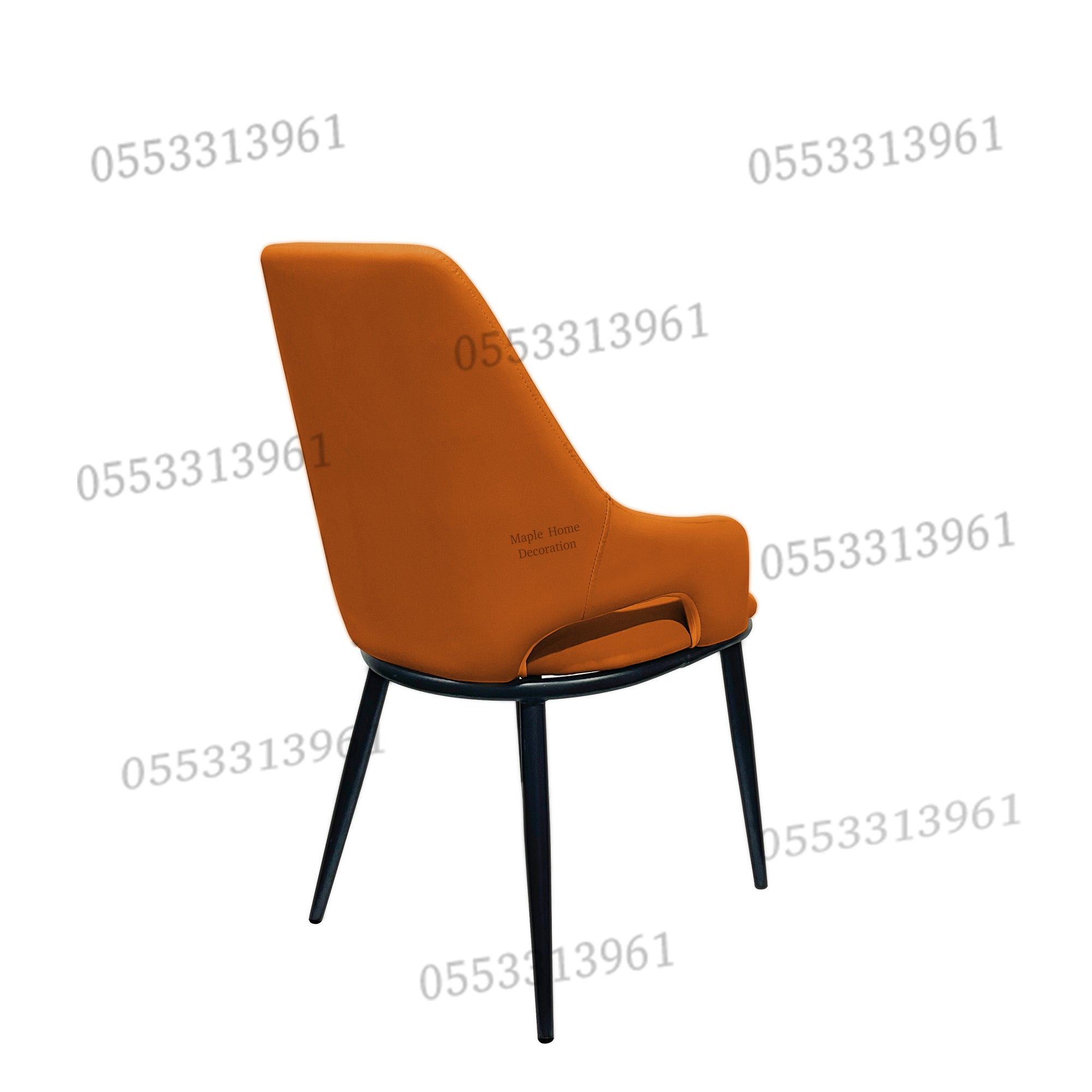 Dining Chairs Velvet Cushion Seat Chair Stainless Steel Golden Legs Dining Room Chair
