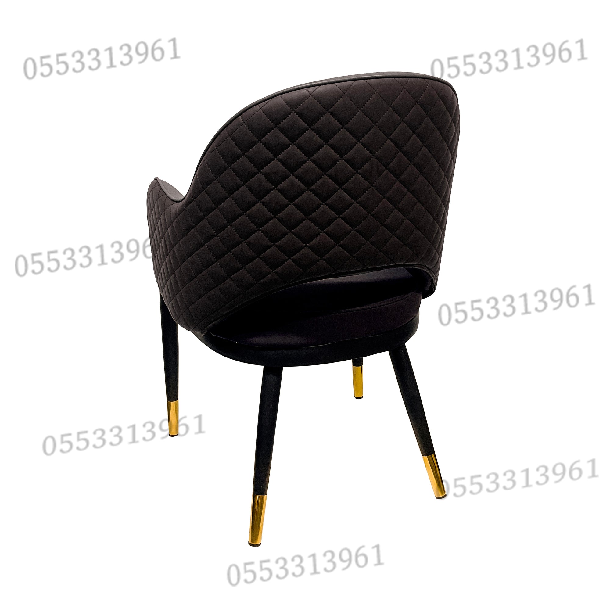 Dining Chairs Velvet Cushion Seat Chair Stainless Steel Golden Legs Dining Room Chair