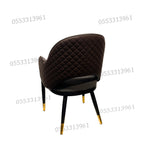 Dining Chairs Velvet Cushion Seat Chair Stainless Steel Golden Legs Dining Room Chair