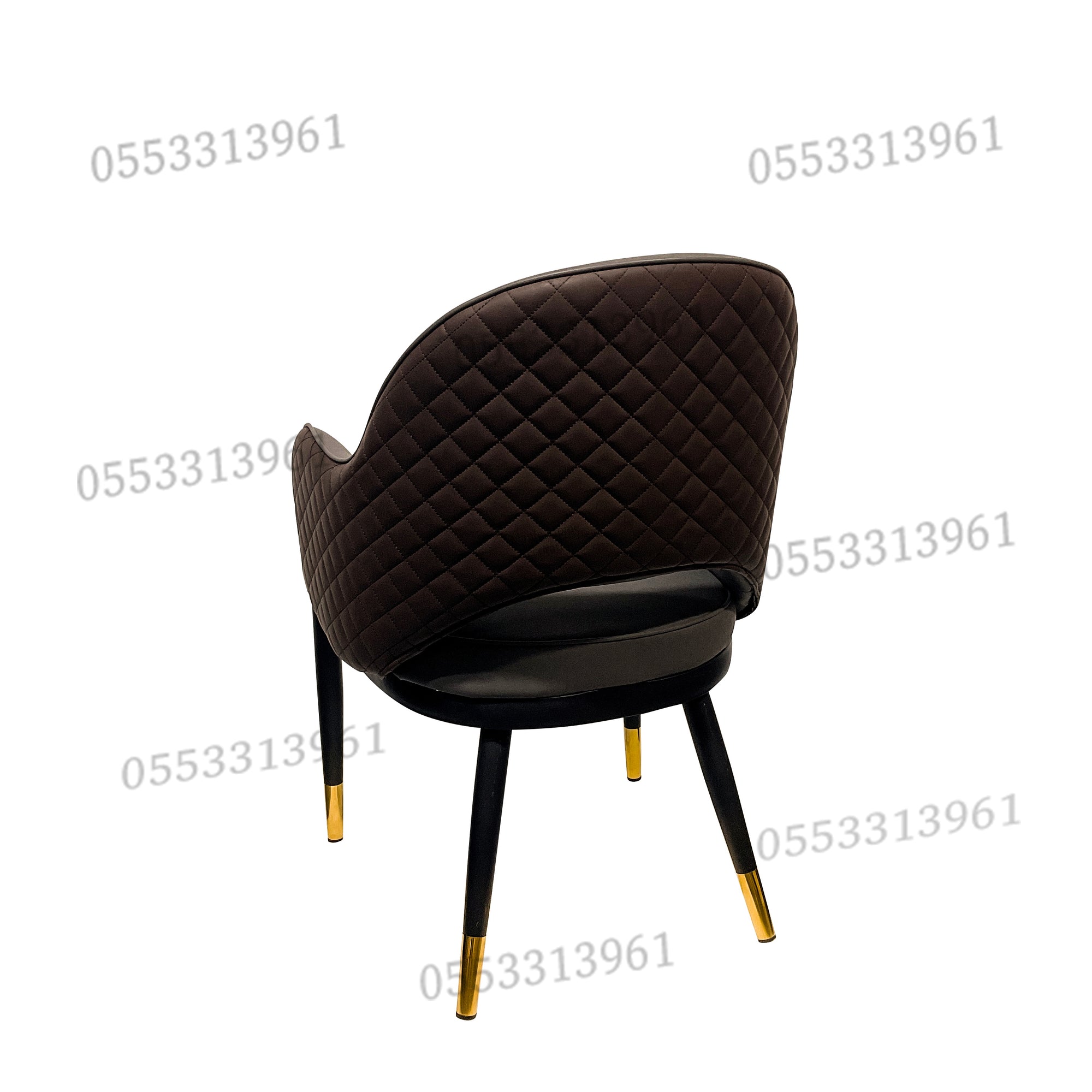 Dining Chairs Velvet Cushion Seat Chair Stainless Steel Golden Legs Dining Room Chair