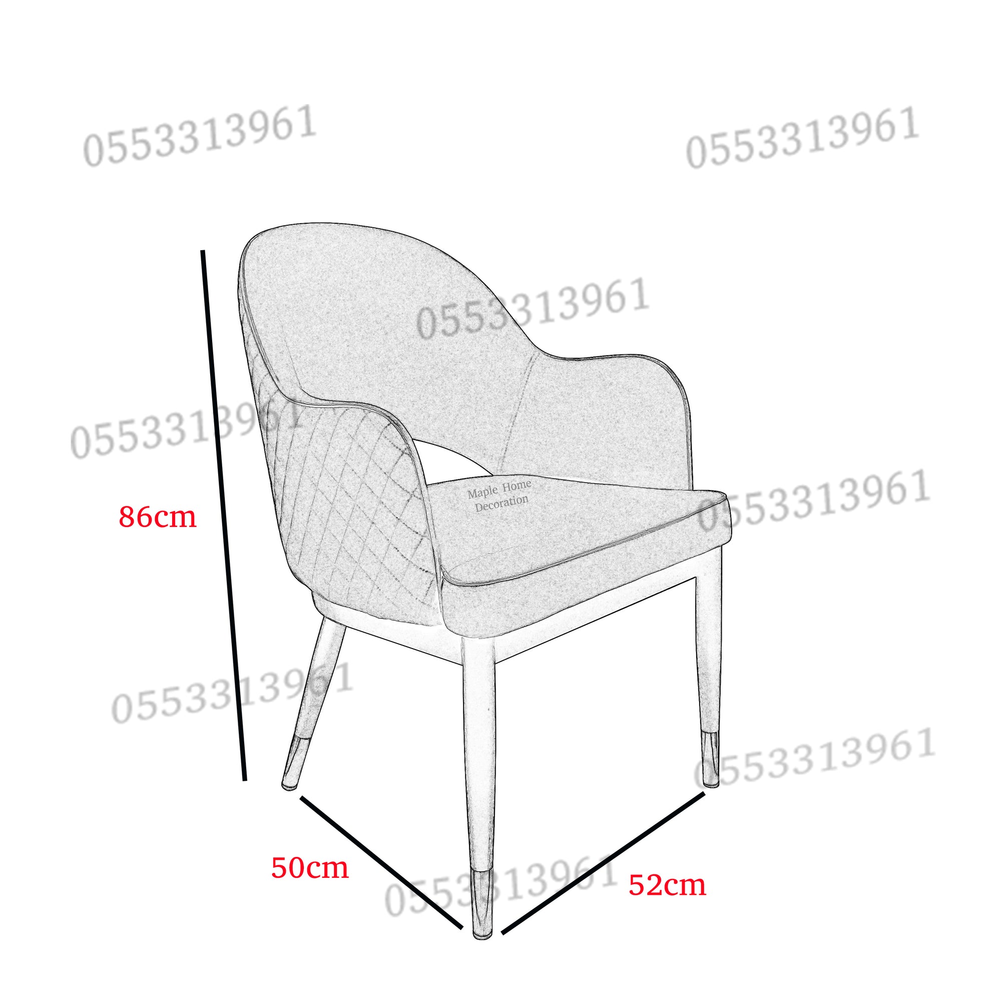 Dining Chairs Velvet Cushion Seat Chair Stainless Steel Golden Legs Dining Room Chair