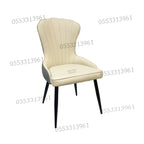 Dining Chairs Velvet Cushion Seat Chair Stainless Steel Golden Legs Dining Room Chair