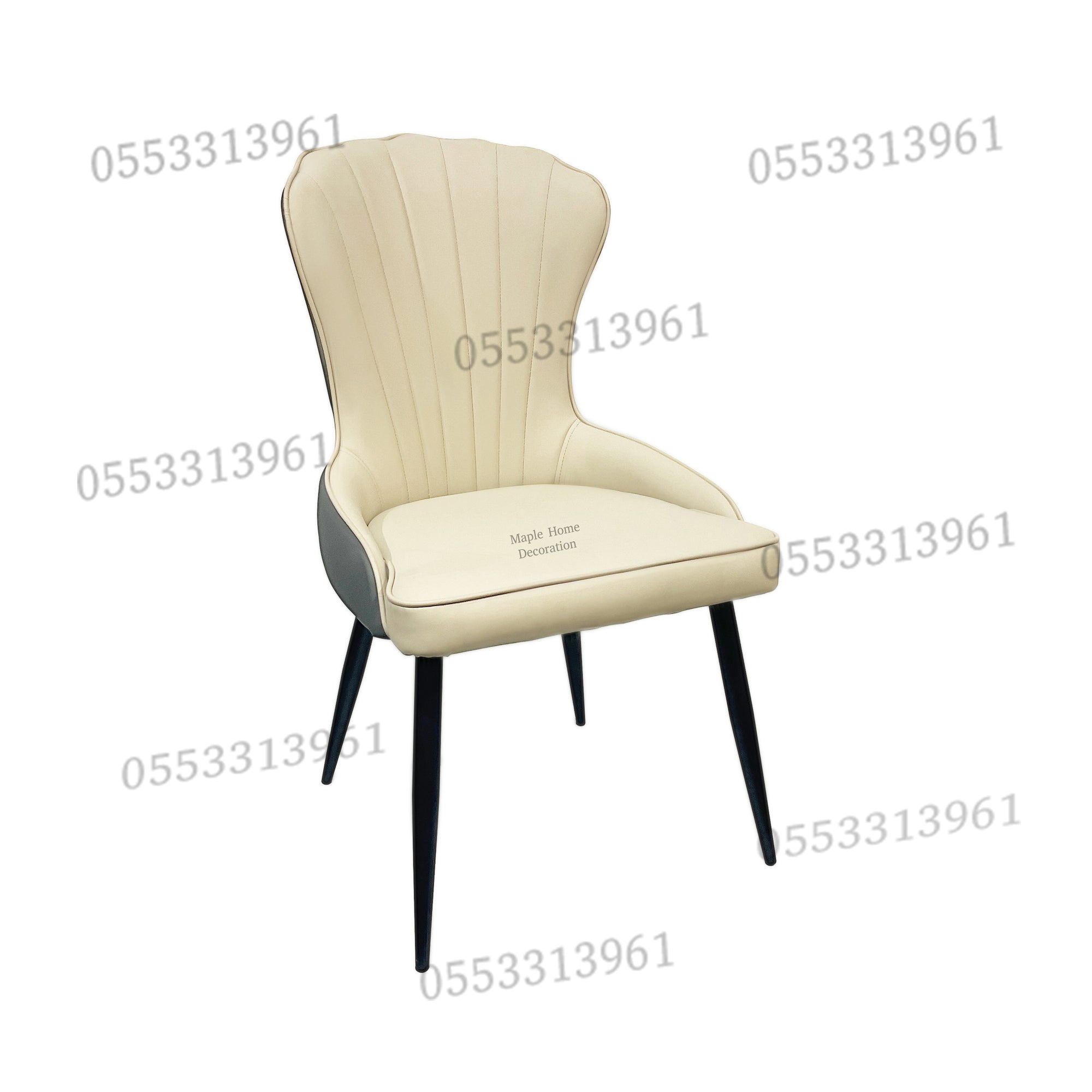 Dining Chairs Velvet Cushion Seat Chair Stainless Steel Golden Legs Dining Room Chair